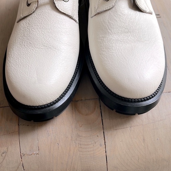 NEW AQUATALIA Laila Water Resistant Zip Lace-Up Bootie White Leather Sz US 9.5 - Picture 11 of 11